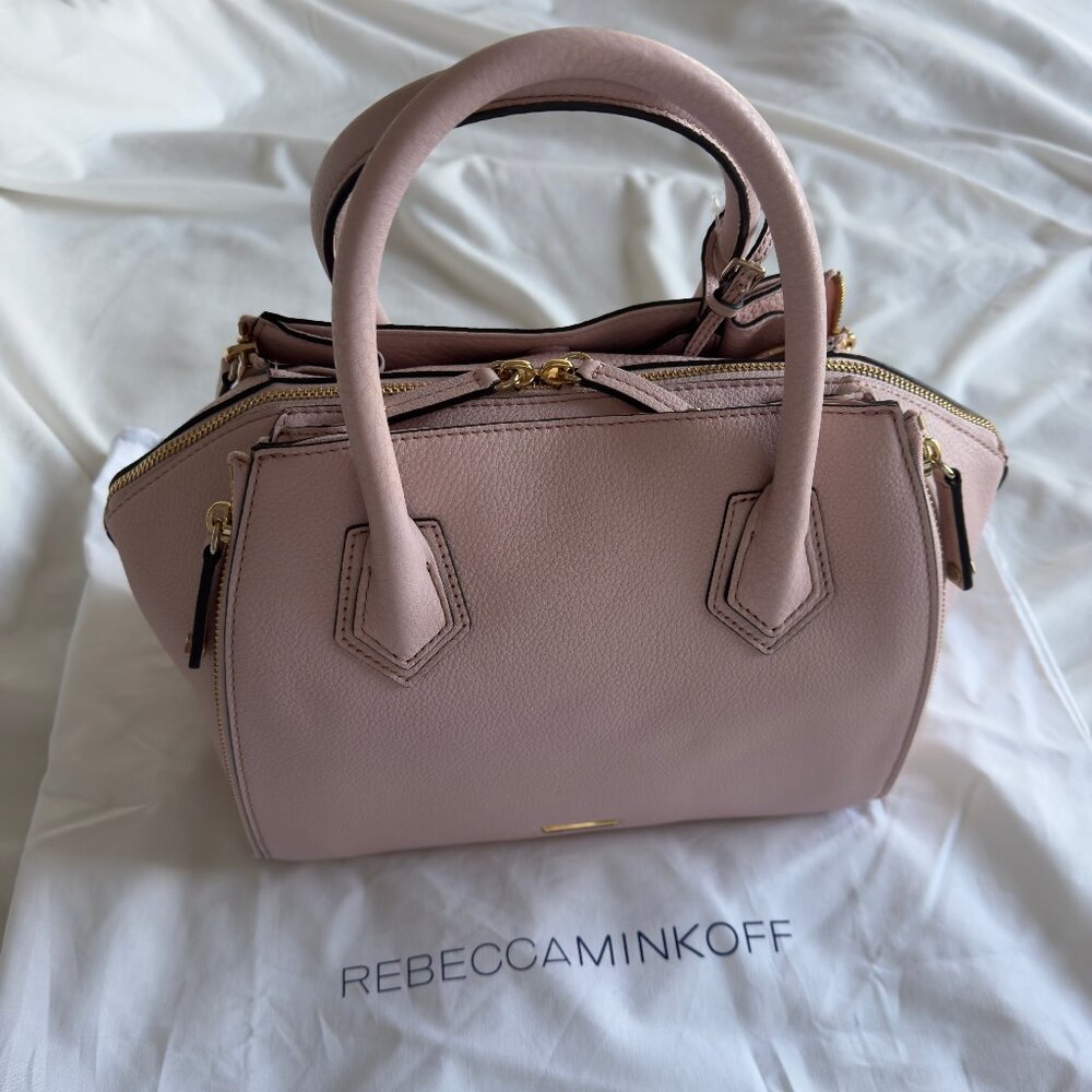 Rebecca Minkoff Pink Leather Medium Perry Satchel